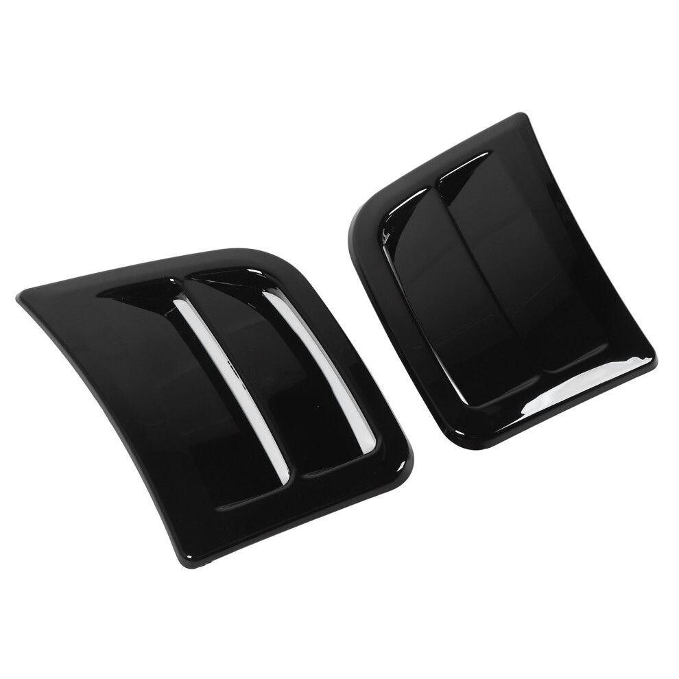 Front Bumper Side Air Vent Cover Pair For Impreza Wrx Sti Glossy Black 5021384958546