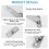 BREANIFULL 4 Pairs Window Restrictors Locks Window Restrictor Hook 3
