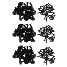 90 Pcs En Plastique Pare-Chocs de Montage Rivet Corps Garniture Clip pour E30 E36 E46 E39 E38