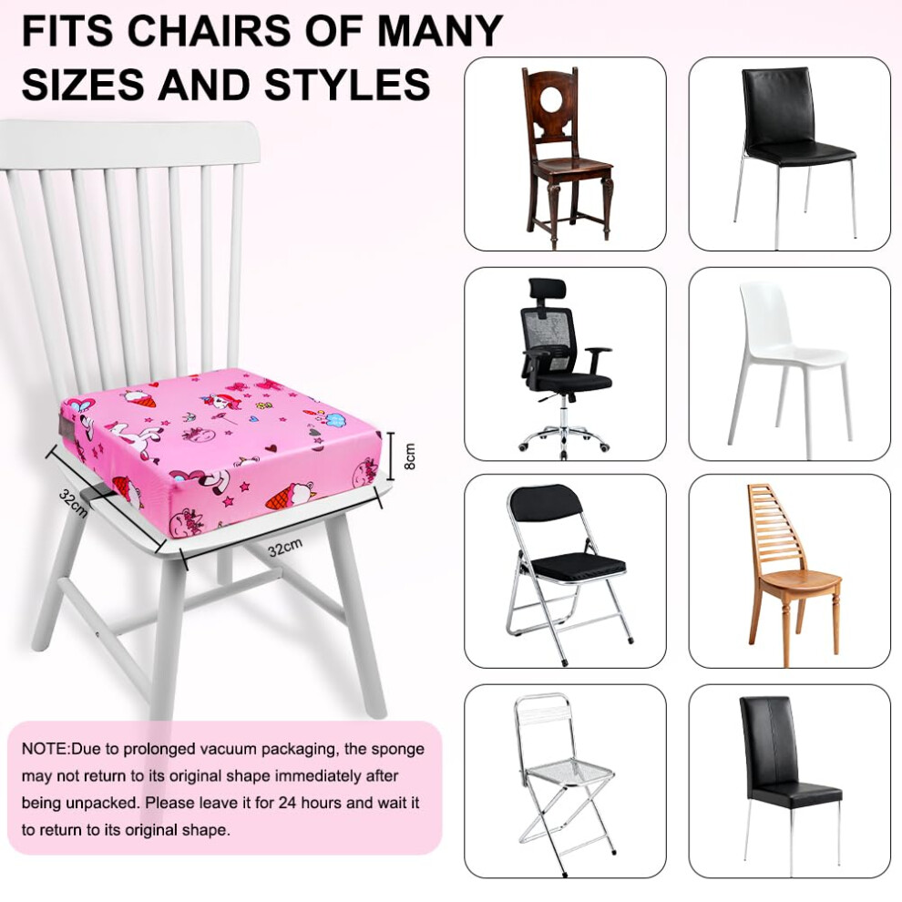 Hotut Toddler Booster Seat For Dining Chair Portable Detachable Washab