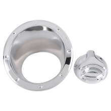 Car Gas Tank Cover Fuel Door Bezel Cap Moulding Trim for  H2 2003-2009