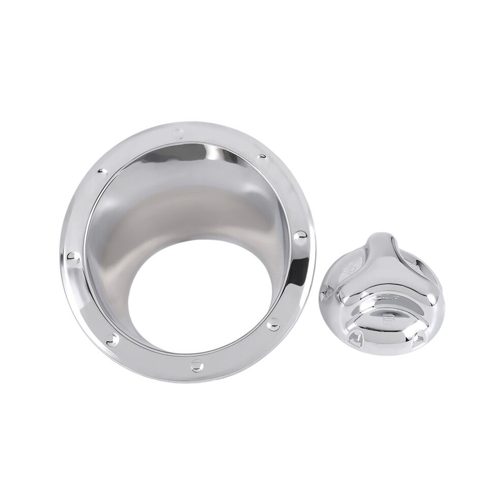 Car Gas Tank Cover Fuel Door Bezel Cap Moulding Trim For H2 2003-2009 6033713309065