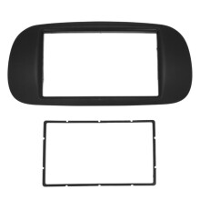 Car Radio 2 Din Fascia for 500 2007-2015 DVD Stereo Panel Dashboard Refitting Installation Frame