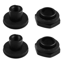 2X Rear Windshield Glass Strut Hardware Kit Fit for   92-95 Hatchback EG6 CRV Black