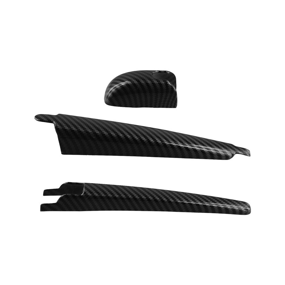 Car Rear Carbon Fiber Color Windshield Wiper Cover For Rav4 Xa50 Rav4 Hybrid Models 2019-2023 4711801868299