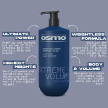Osmo Extreme Volume Shampoo Fuller hair with Natural Proteins Vegan
