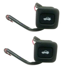 2X Rear Trunk Door Open Button - Trunk Lid for / Avante HD 2007-2010 93555-2H000 (Black)