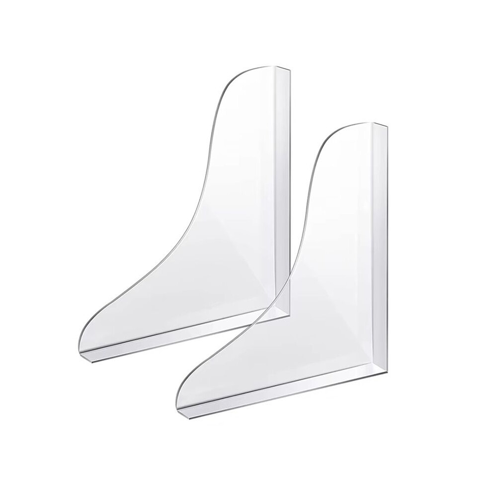 Shower Guard 2Pcs Thickened Bathroom Bath Tub Guards Acrylic Tub Corner Guard Shower Bathtub Guard 4711208212169