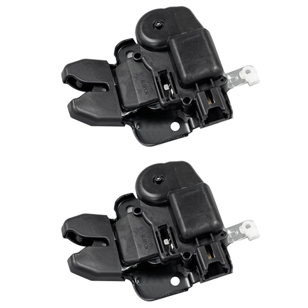 2X Car Rear Trunk Lid Tailgate Lock For Tiida Sedan C11 2007-2014 84631Ed40a Black 6033509141992