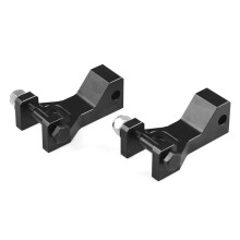 Motorcycle Rider Front Foot Pegs Lowering Kit for Raptor 350 660R Black