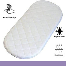 Moses basket mattress extra thick and comfortable hypoallergenic formu