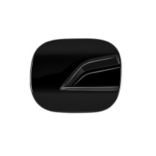 Car Door Fuel Tank Gas Cap Decoration Cover Trim for 2024+ Car Exterior Accessories Bright Black