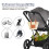 Zssxysm 2 Pieces Buggy Clips, Pram Hooks, Universal Stroller Hook, PU Leather Pu 7