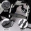 3pcs Baby Stroller Connectors 2 in1 Twins Dual Stroller Connector Link 2