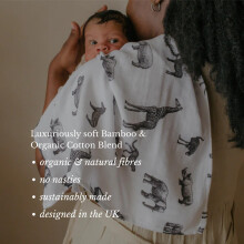 Sustainabub Voted 1 Baby Muslin Pack of 3 Organic Baby Muslin Cloths
