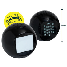 Ideal Deluxe Electronic Bingo Game | Host Bingo Night at Home | 4 Game Options | Includes Electronic Caller With Illuminated Screen & Catchphrases |