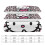 (240CM X 260CM) Pink Leopard Hello Kitty Comforter Set Soft 3 Pcs Twin Bedding Sets Thicken 3