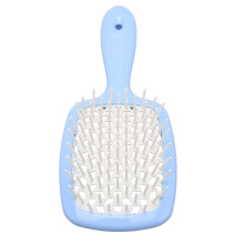 Quick Dry Blue Detangler Hair Brush, Vent Hollow Out, Wet & Dry