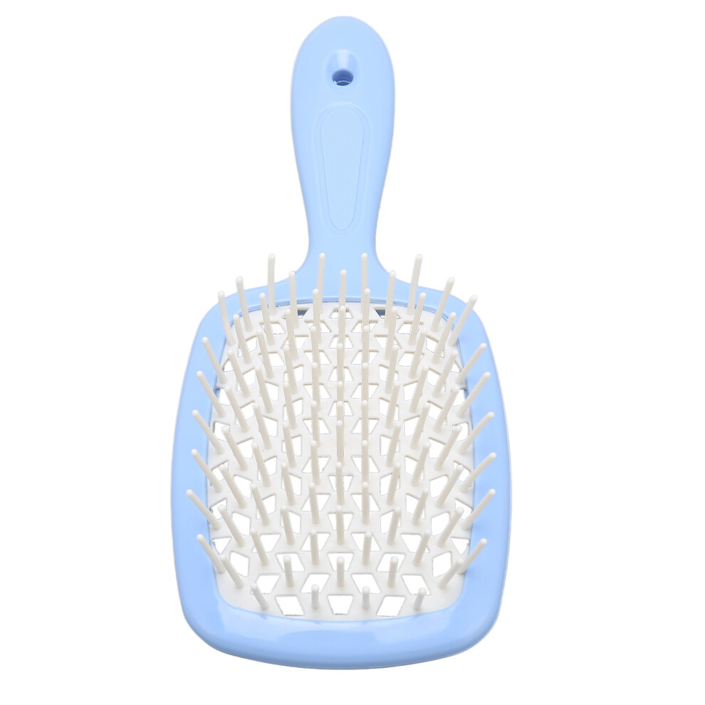 Blue Quick Dry Detangler Hair Brush, Vent Hollow Out, Wet & Dry