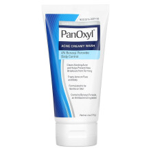 PanOxyl, Akne Creamy Wash, Benzoylperoxid 4% Daglig kontroll, 6 oz (170 g)