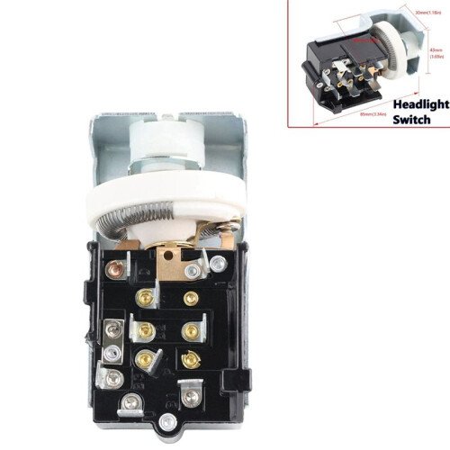 Analog Dash Mounted Headlight  Fit for  Plymouth   Pickup 1