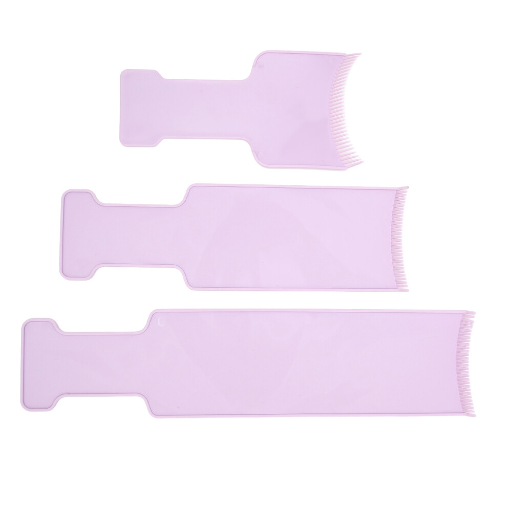 Cream 3 Piece Hairdressing Sectioning Paddle Set