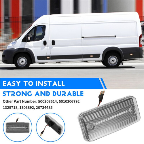 Static Bright Crystal LED Signal Side  Light for   Ducato  Relay  Boxer 2