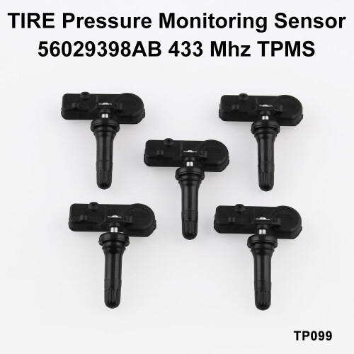 Tire Pressure Sensor TPMS Replacement for   JK   Ram Charger (5-Pack) 56029398AB 68142397AA 2