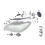 2pcs Car Adaptive Headlight AFS Control Module 63117182396 for  E90 E92 E93 E70 X5 E71 X6 E72 X6 E89 Z4 2007-2012 2