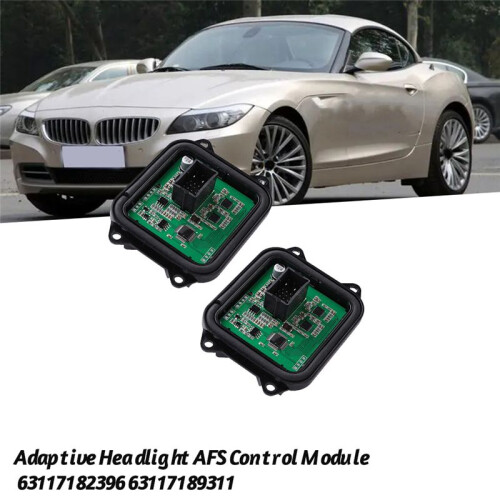 2pcs Car Adaptive Headlight AFS Control Module 63117182396 for  E90 E92 E93 E70 X5 E71 X6 E72 X6 E89 Z4 2007-2012 2