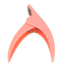 Acrylic & False Nail Trimmer Stainless Steel Nail Cutter Pink Manicure Tool