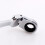 Set di 12 chiavi combinate a cricchetto con chiave a testa mobile 4