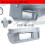 Left Passenger Side Sun Visors for   2006-2011 Visor Assembly 83230-SNA-A01ZB 6