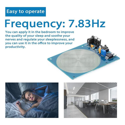 7.83Hz Schumann Waves Generator,Ultra-Low Frequency Pulse Audio Resonator USB Interface with Indicator Light  Off B 2
