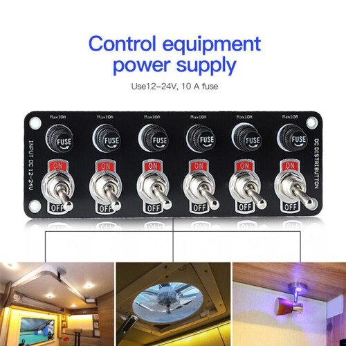 12/24V Car Panel Multi  Panel Schalter Power Control Universal 1