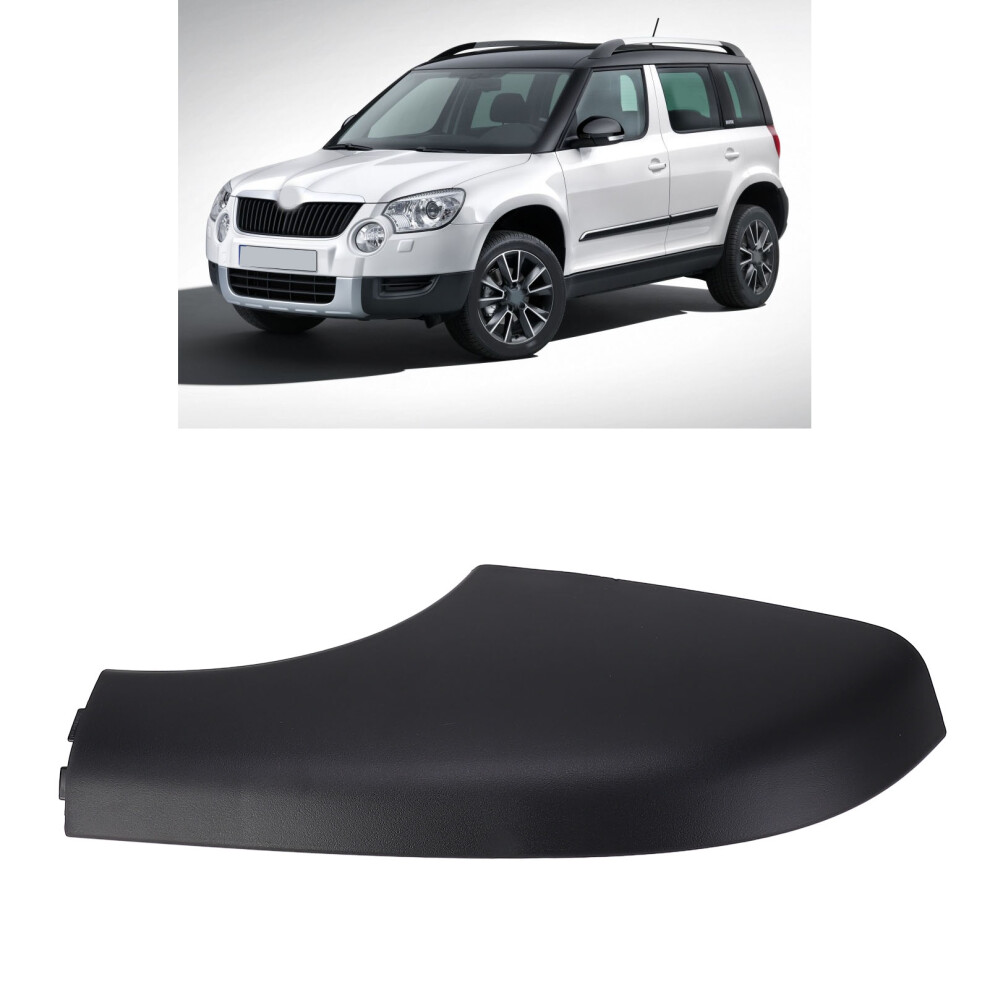 Roof Rail End Cap For Yeti Suv 2009-2018 Stylish Fade-Proof Abs Cover 9311384961346