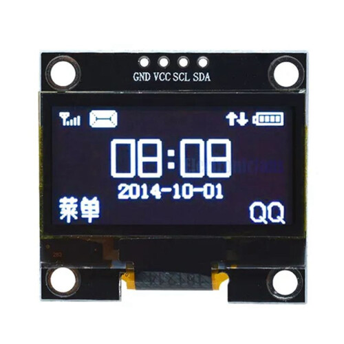 2pcs 1.3 Inch OLED Display Module 128x64 LCD Display 4PIN I2C IIC Communicate for