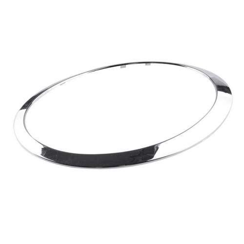 Right Front Chrome Headlight Trim Ring 51137149905 for   Cooper R56/55/57/58/59 07-15 Chrome Eyebrow Ring Cover 1