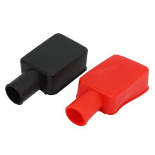 6 Pcs Car Battery Positive and Negative Protective Covers, Rubber Sleeves, Battery Terminal Protection Sleeves