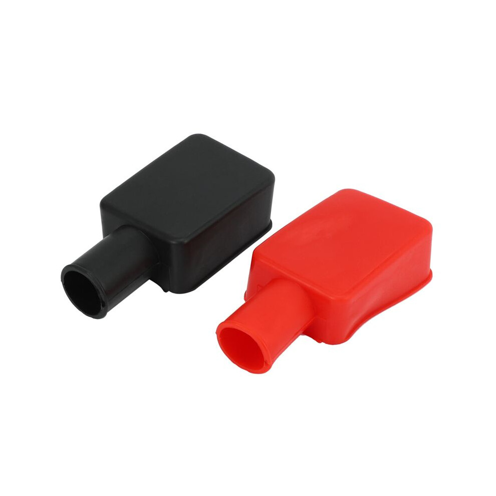 6 Pcs Car Battery Positive And Negative Protective Covers, Rubber Sleeves, Battery Terminal Protection Sleeves 4711975937265