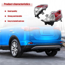 For RAV4 RAV 4 2016-2018 USA Version Car Rear Bumper Brake Light Tail Stop Warming Signal Reflector Lamp No Bulb
