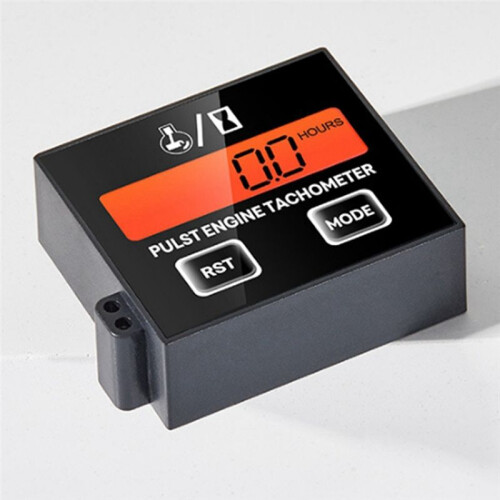 Tachometer Hour Meter Backlight Display RPM Digital Display Battery Replaceable Handheld Induction Chainsaw Lawnmover 1