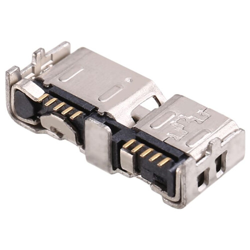 2X Conector de Metal de Interface de Dados USB para  5D4  5D Mark IV Placa Principal Interface de Metal 2