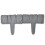 Stone Effect Garden Edging 41 Pieces 10m - Plastic - QUT 3