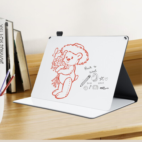 A5 2-seitiges Whiteboard 210 x 148 mm Pink/Schwarz 2