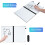 Tableaux effaçables double face A5, tableau blanc portable avec marqueur 3