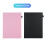Tableaux effaçables double face A5, tableau blanc portable avec marqueur 6