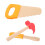 1Set Pret Speelgoed , Kindergereedschap Set 7
