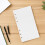 50Sheets White Blank Release Paper Refills for A6 6-Ring Sticker Book 6