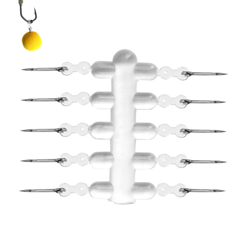 (11mm) Barbed Carp Feeder Tackle with Silicone Ring 2